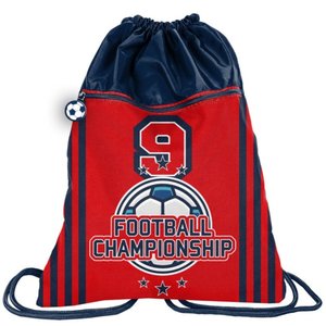 Hátizsák Football piros, merevített-1
