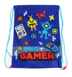 Tornazsák Gamer, kék-1