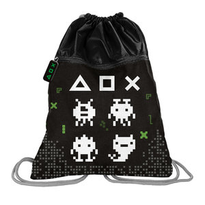 Gaming hátsó táska fekete kemény-1