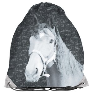 Tornazsák Horses, fekete-1