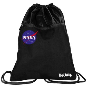 Tornazsák NASA, fekete, merevített-1