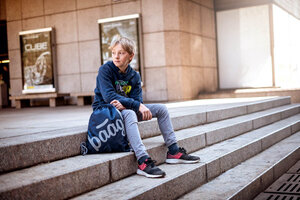 Vissza táska Skate kék-4