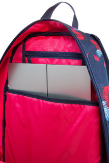 Iskolai hátizsák Classic Red poppy-5