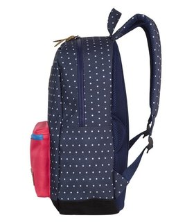 Iskolai hátizsák Grasp Navy blue dots-2
