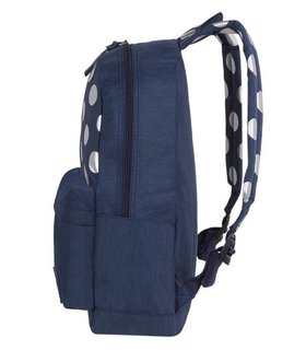 Iskolai hátizsák Street Silver dots/blue-2