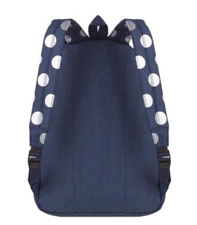 Iskolai hátizsák Street Silver dots/blue-3