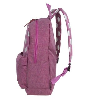 Iskolai hátizsák Street Silver dots/pink-2