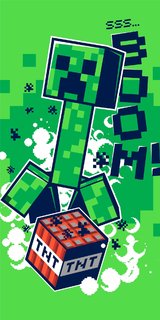 Minecraft Boom törölköző-1