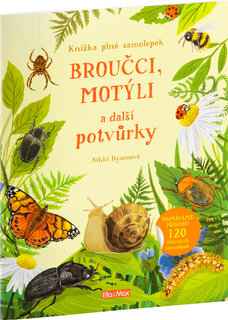 BROUČCI, MOTÝLI a další potvůrky – Kniha samolepek-1