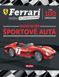 FERRARI, športové autá – Kniha samolepiek-1