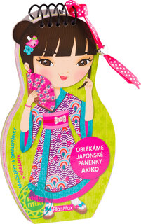 Oblékáme japonské panenky - AKIKO-1