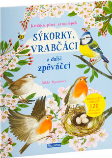 SÝKORKY, VRABČÁCI a další zpěváčci – Kniha samolepek-1