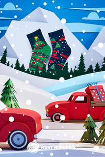 Gyermek zokni X-mas tree kids 23-26-2