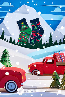 Gyermek zokni X-mas tree kids 31-34-2