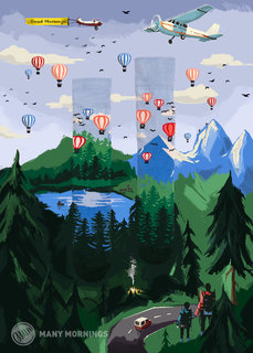 Klasszikus zokni Adventure balloon 35-38-2