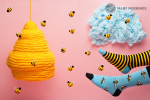 Klasszikus zokni Bee bee 43-46-2