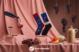 Klasszikus zokni Cabernet sockvignon 35-38-2