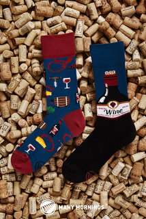 Klasszikus zokni Cabernet sockvignon 43-46-3