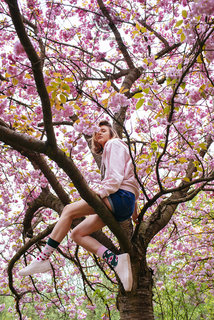 Klasszikus zokni Cherry blossom 43-46-3