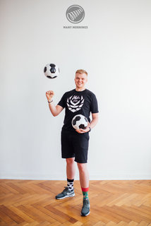 Klasszikus zokni Football fan 35-38-4