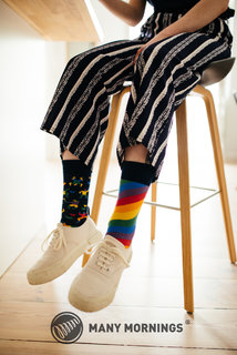 Klasszikus zokni Over the rainbow 39-42-2