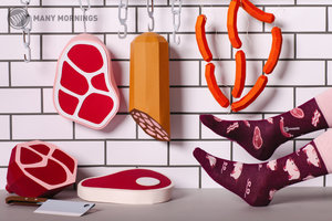 Ponožky klasik Piggy tales 43-46-2