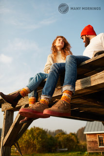 Ponožky klasik Winter warm fox 39-42-3