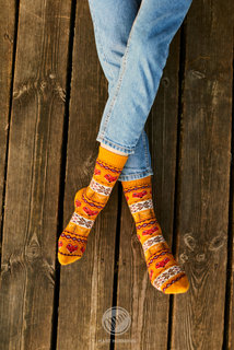 Klasszikus zokni Winter warm fox 43-46-4