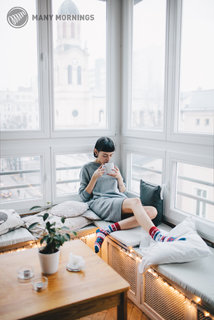 Ponožky klasik Winter warm Rudolph 39-42-2