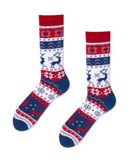 Klasszikus zokni Winter warm Rudolph 43-46-1