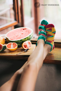 Alacsony zokni Watermelon splash low 35-38-4