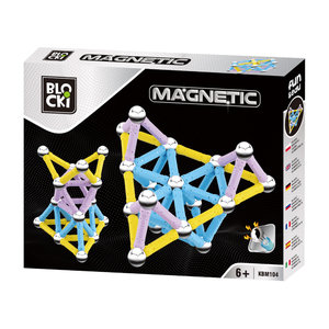 Építőkészlet Blocki Magnetic pastel-1