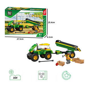 Építőkészlet Blocki My Farm Traktor-4