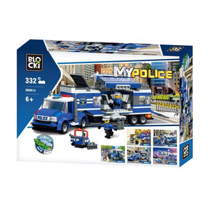 Építőkészlet Blocki My Police Egy kamion-6