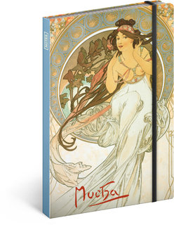 Jegyzetfüzet Alfons Mucha - Hudba-1