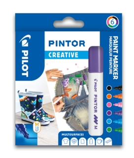 Akrylový popisovač Pintor, sada 6 ks, Creative-1