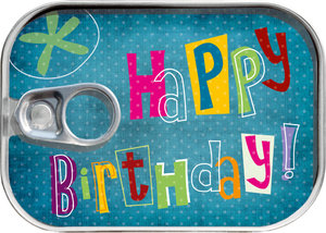 Boldog születésnapot pénzes doboz kék-1