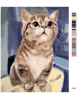 Festés számokkal - Kíváncsi macska-3