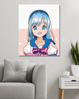 Festék a számok szerint Anime lány egy íjjal-2