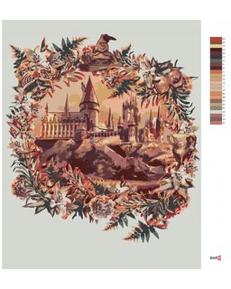 Festeni a számokkal Roxfort (Harry Potter)-3