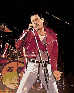 Festék a számok szerint Freddie a színpadon-1