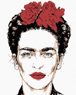 Festék a számok szerint Frida Kahlo-1