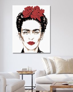 Festék a számok szerint Frida Kahlo-2