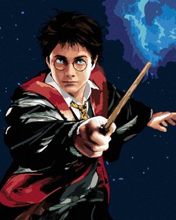 Festés a számok szerint Harry Potter és a pálca-1