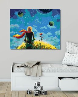 Festék a számok szerint A kis herceg és a rózsái-2