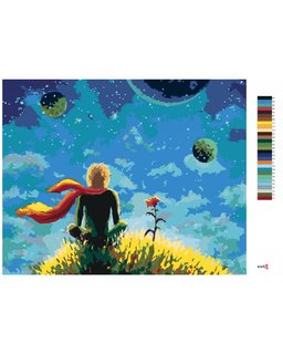 Festék a számok szerint A kis herceg és a rózsái-3