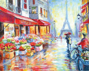 Festmény szám szerint Párizs 40 x 50 cm-1