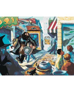 Festés a számok szerint Cross Street (Harry Potter)-1