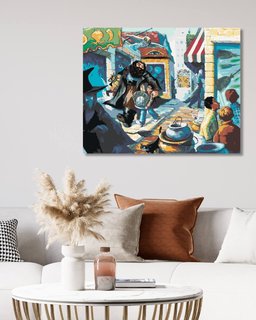 Festés a számok szerint Cross Street (Harry Potter)-2