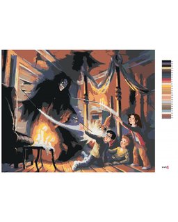 Festés a számok alapján Sirius Black első találkozása (Harry Potter)-3